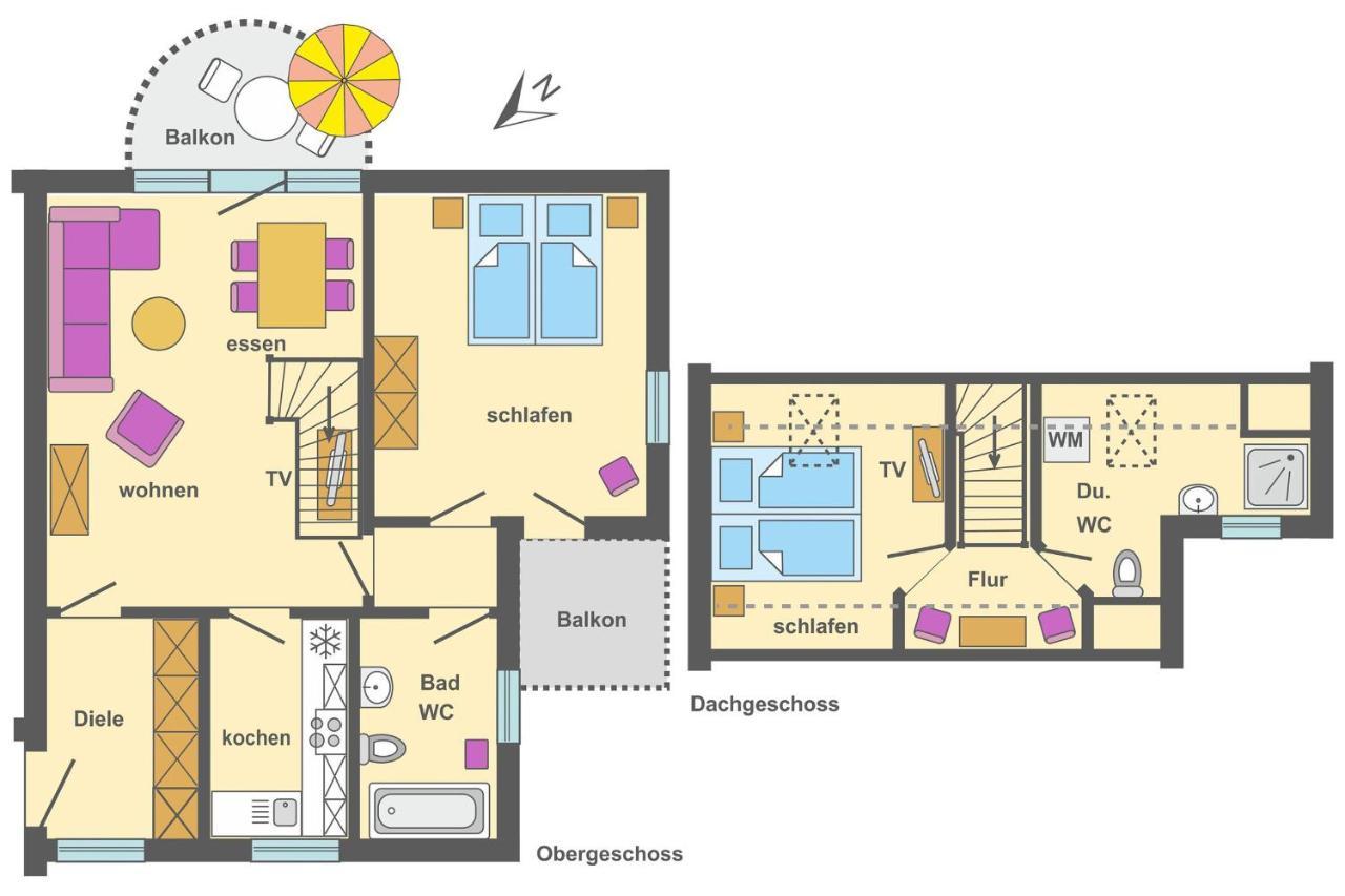 Ferienpark Freesenbruch Wohnung 2 6 - Windrose Zingst Buitenkant foto